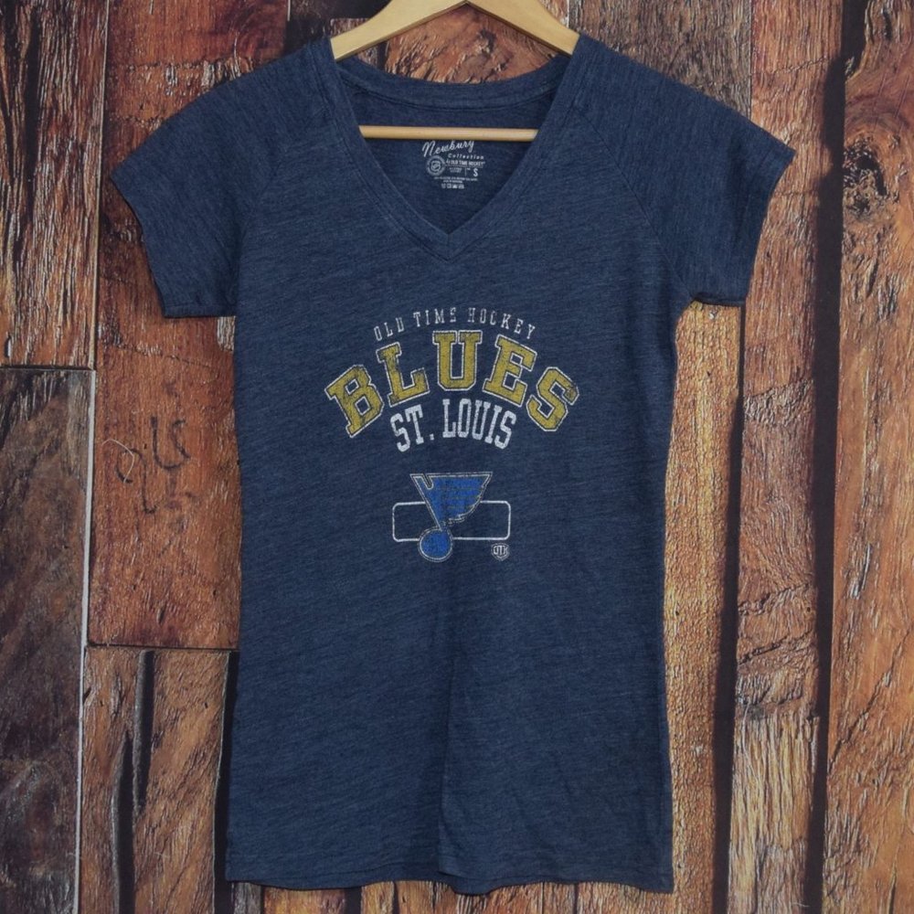 Newbury Collections ST. LOUIS BLUES Women's Sz S  T-SHIRT